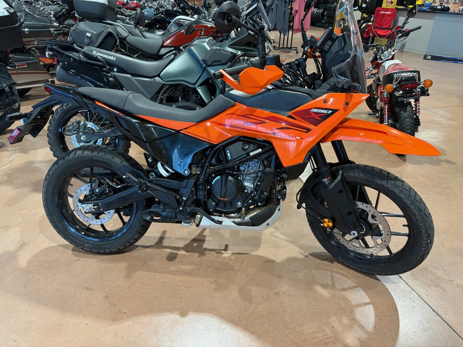 2025 KTM 390 ADVENTURE X ORANGE MOTORCYCLE